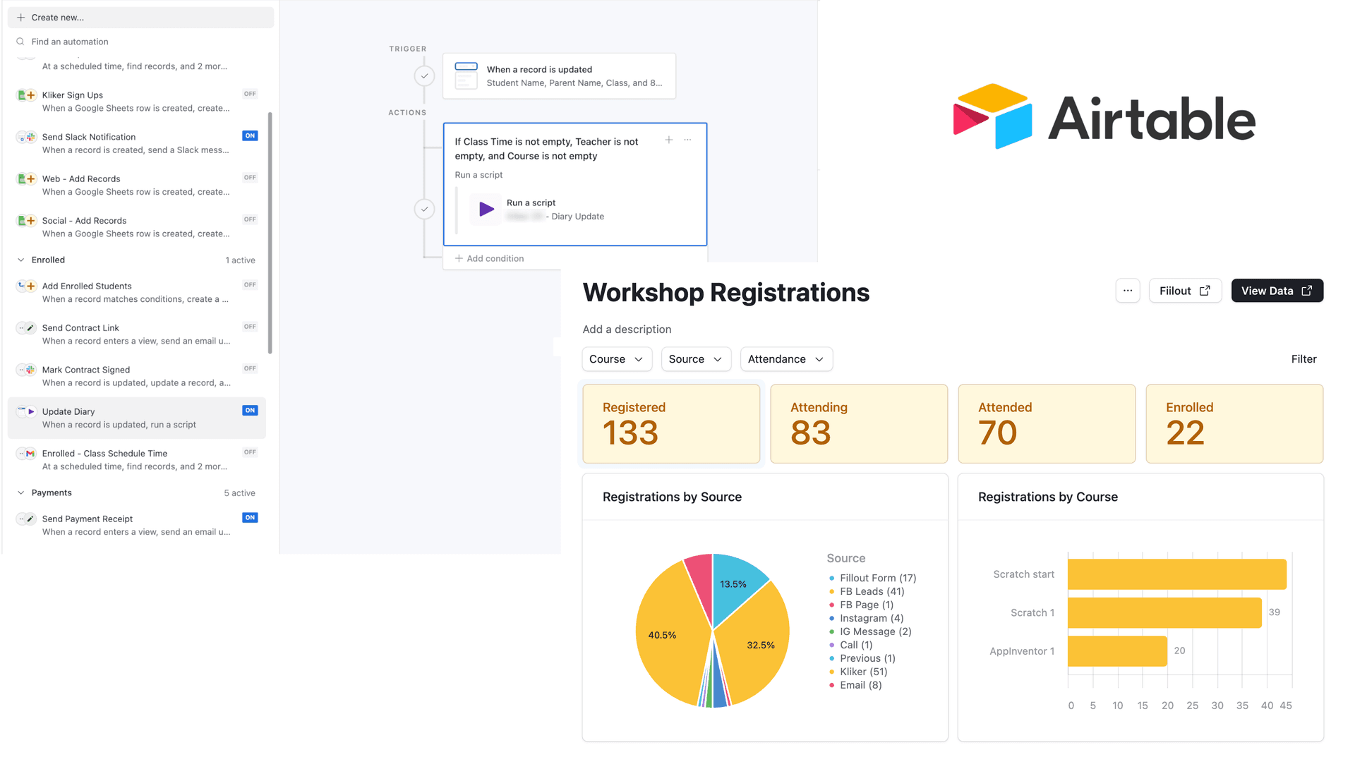 Automated Operations for an Education Company — screenshot 2